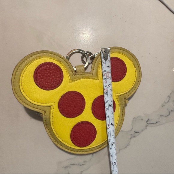 DISNEY LOUNGEFLY Mickey Shaped Wristlet Clutch Coin Purse With Hook - Picture 7 of 9